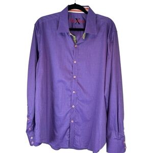 Robert Graham Purple Men's Shirt